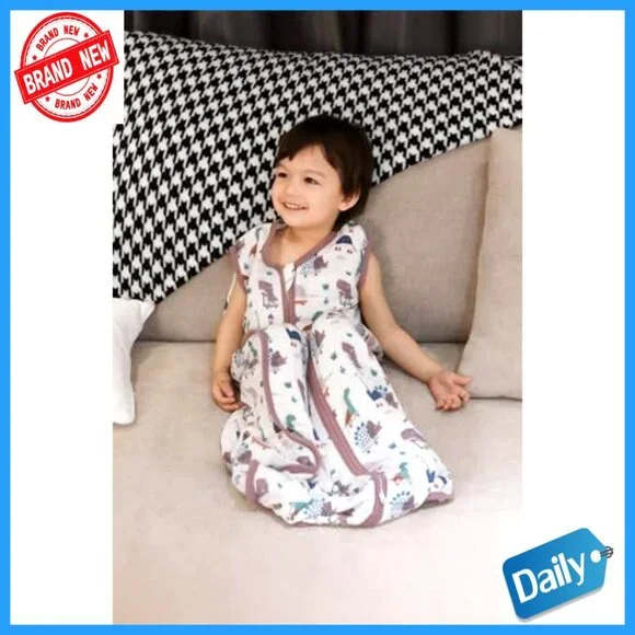 Organic Cotton Toddler Sleep Sack 2-4T Wearable Blanket 0.5 TOG